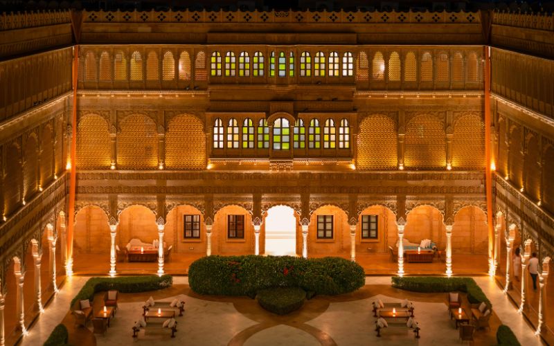 Suryagarh Jaisalmer palace-style luxury stay in desert city